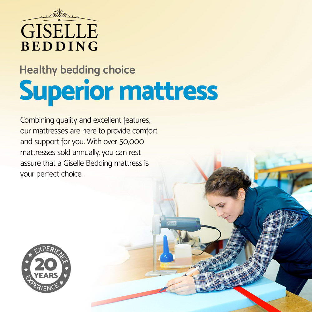 Giselle Bedding 21cm Mattress Pillow Top King