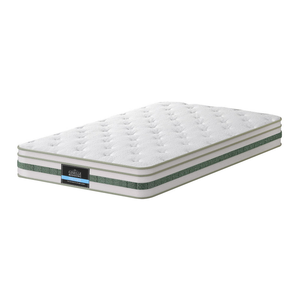 20cm Giselle Mattress King Single Green Tea Mattresses