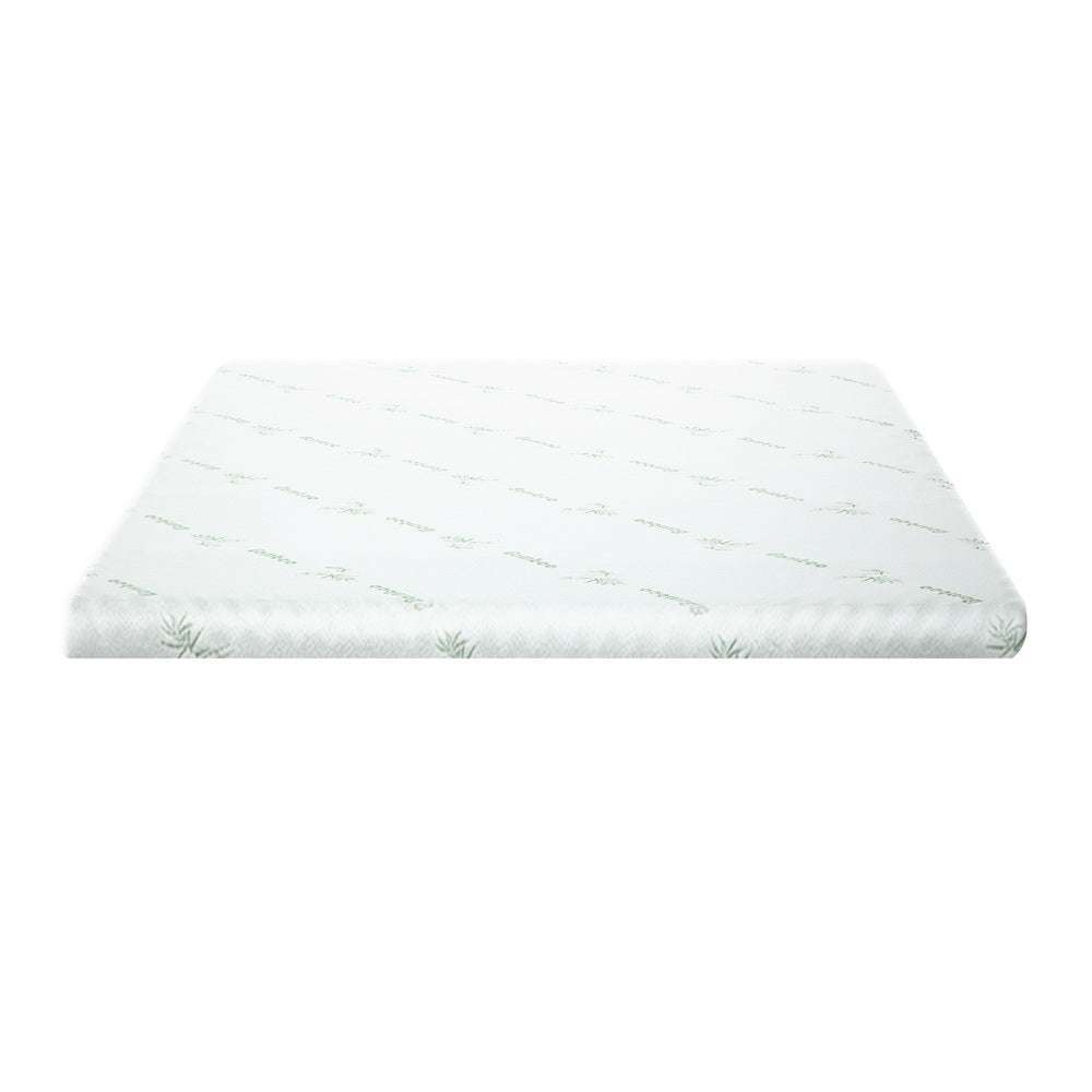 Giselle Bedding Memory Foam Mattress Topper Cool Gel Bed Mat Bamboo 10cm Single