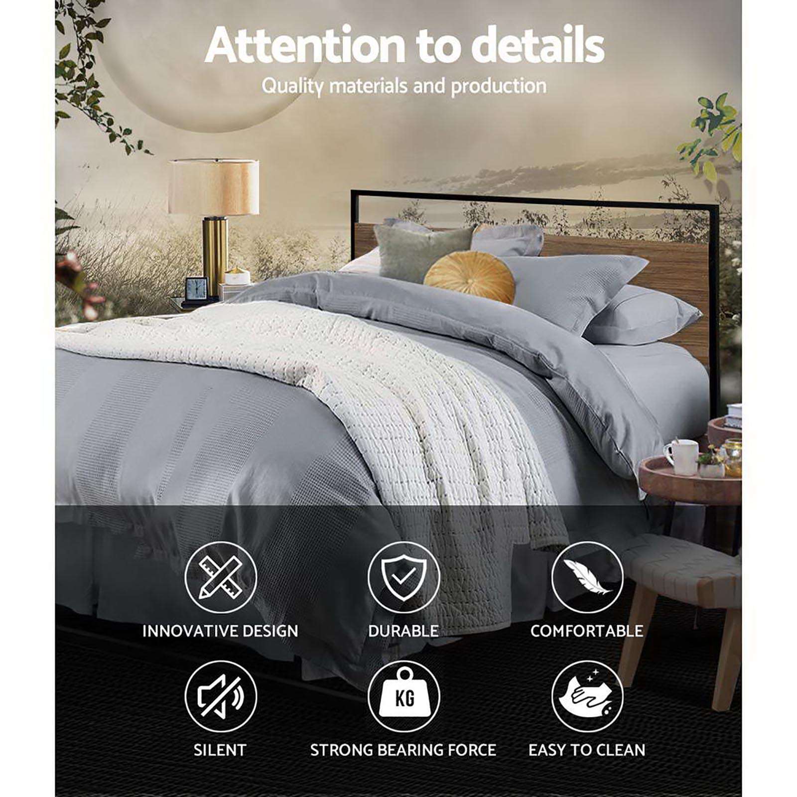 Artiss Bed Frame Double Size Metal Bed Frame DANE