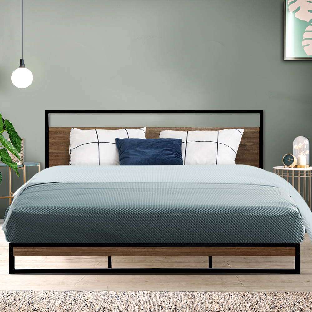 Artiss Bed Frame King Size Metal Bed Frame DANE