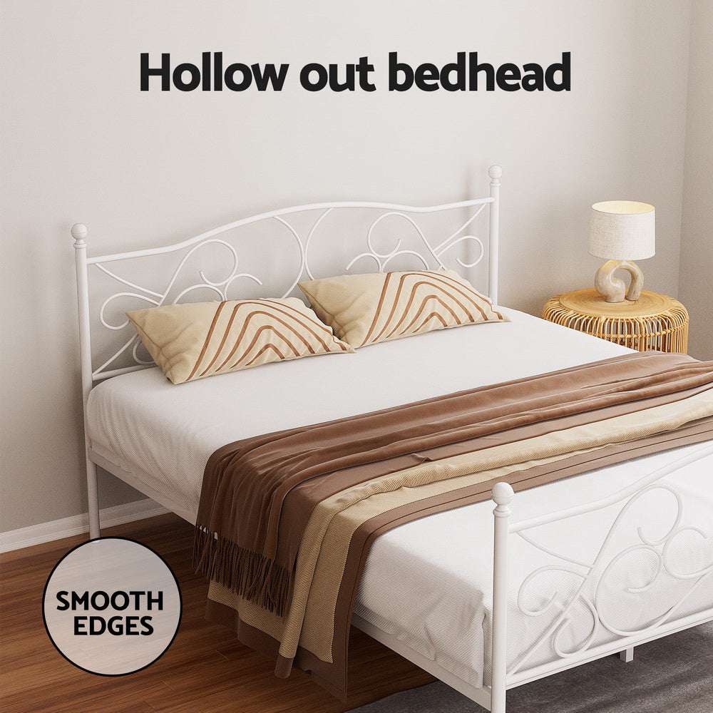 Artiss Bed Frame Queen Size Metal Bed Frame GROA