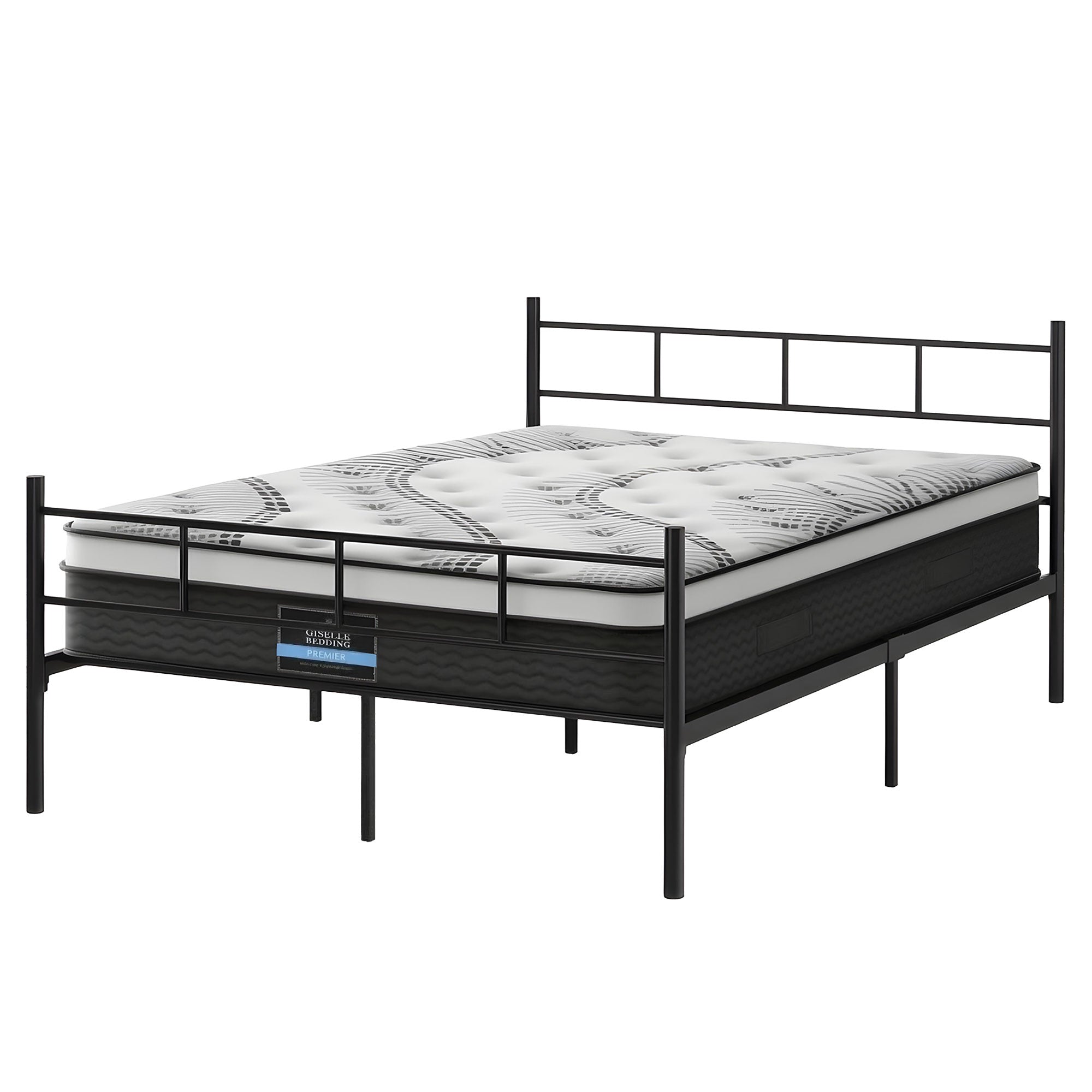 Artiss Bed Frame Double Metal Bed Frames SOL with Mattress Bedworld