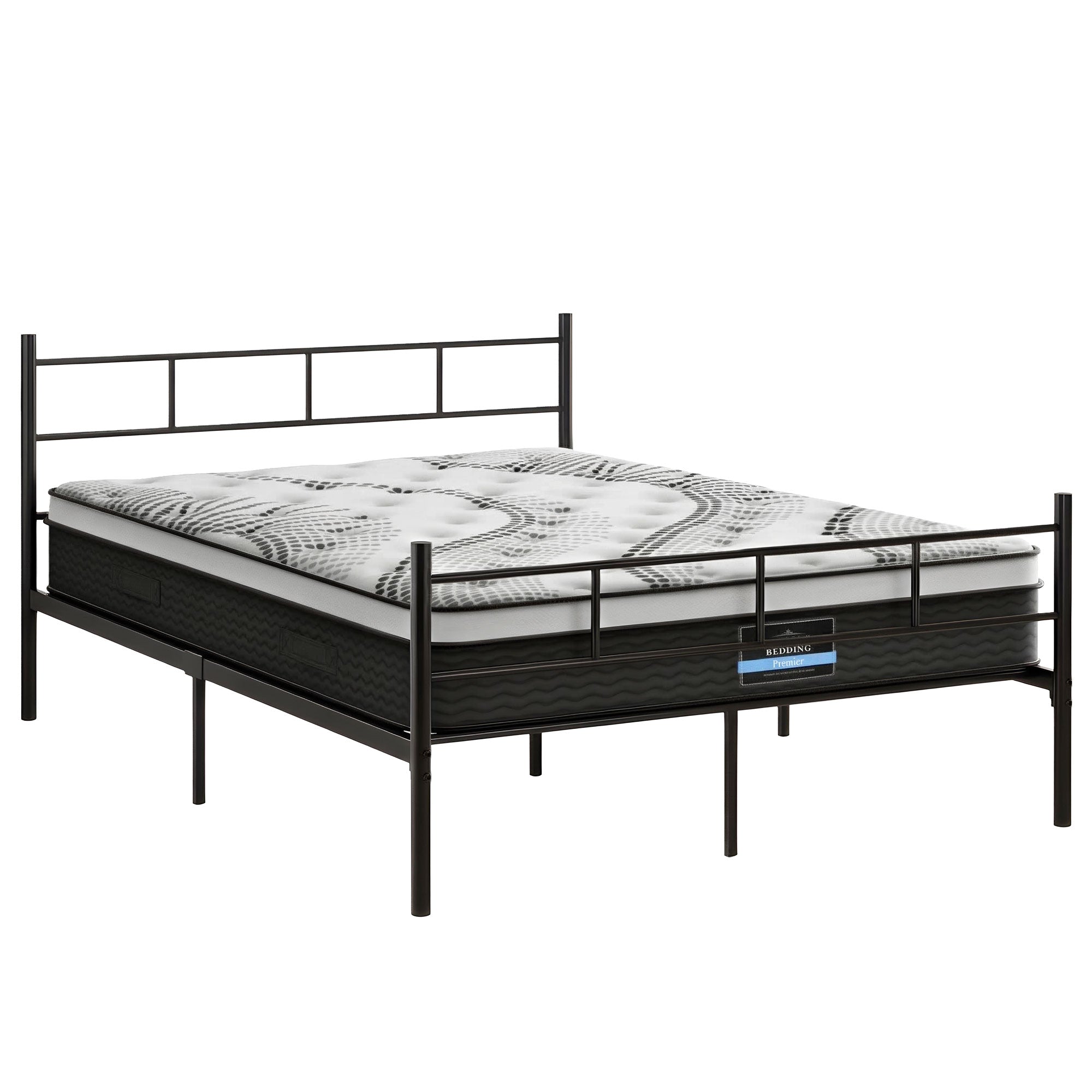 Artiss Bed Frame Double Metal Bed Frames SOL with Mattress Bedworld
