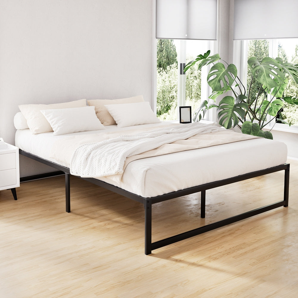 Artiss Bed Frame Double Size Metal Bed Frame TINO