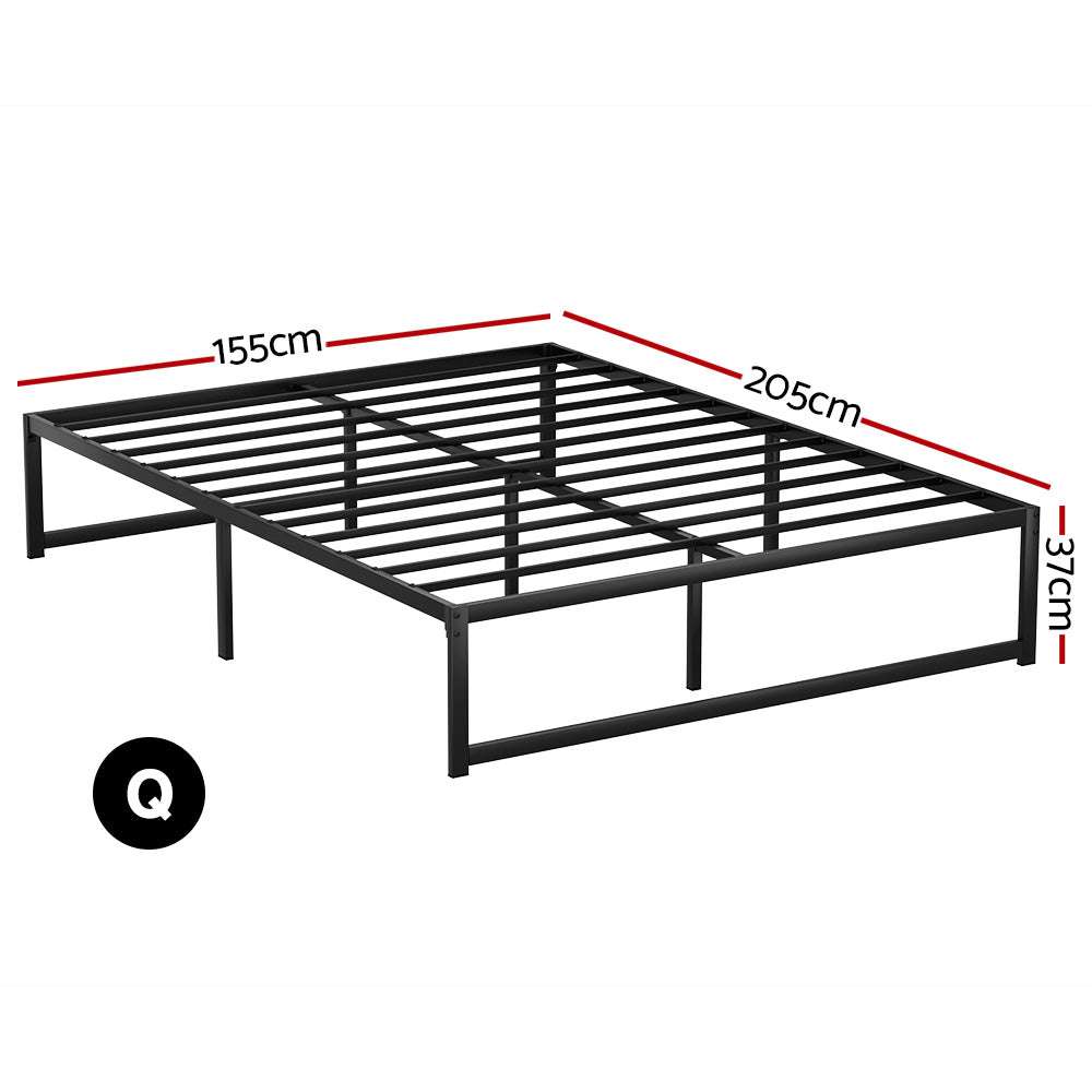 Artiss Bed Frame Queen Size Metal Bed Frame TINO