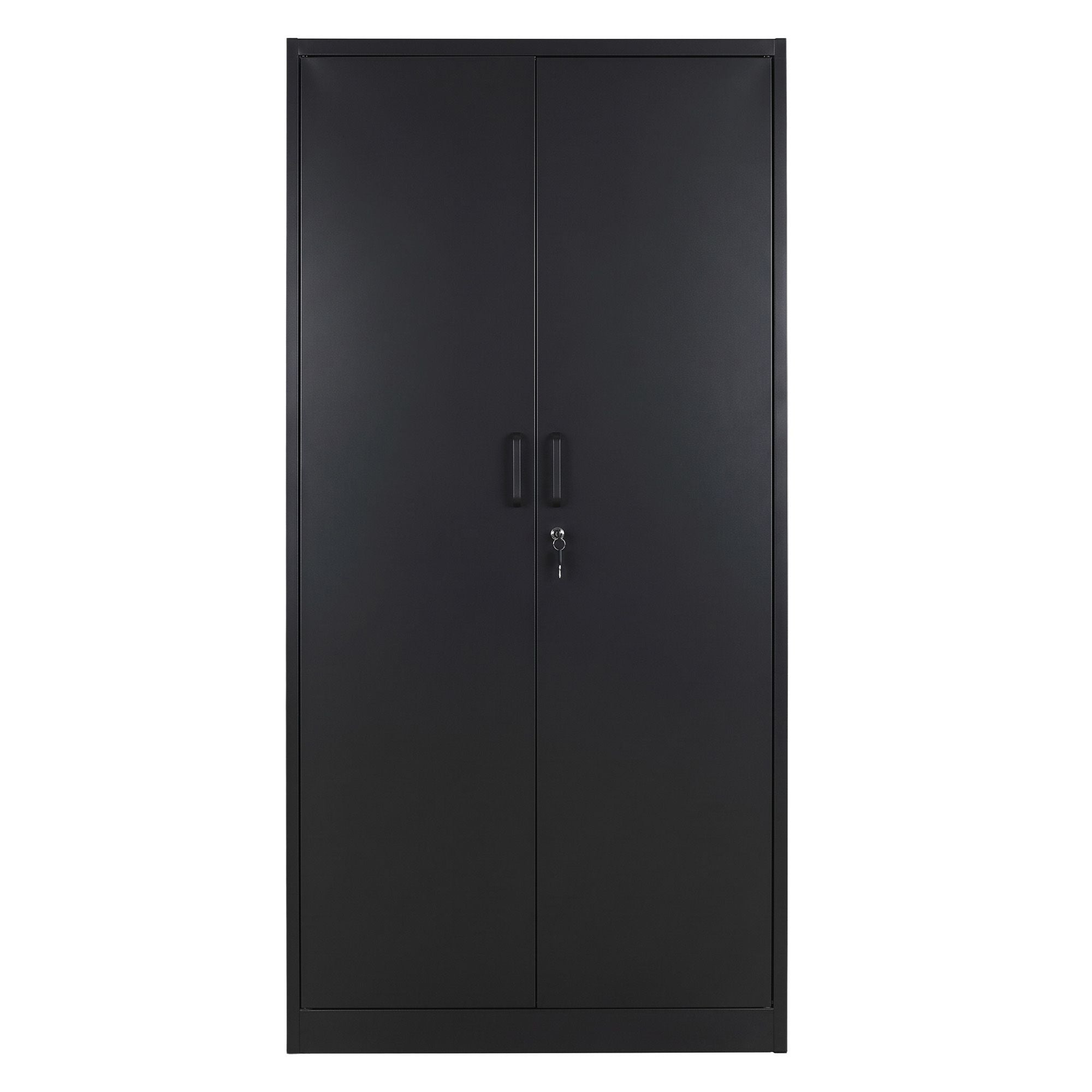 Artiss 185cm Metal Filing Cabinet Locker File Storage Cupboard Office Black Bedworld