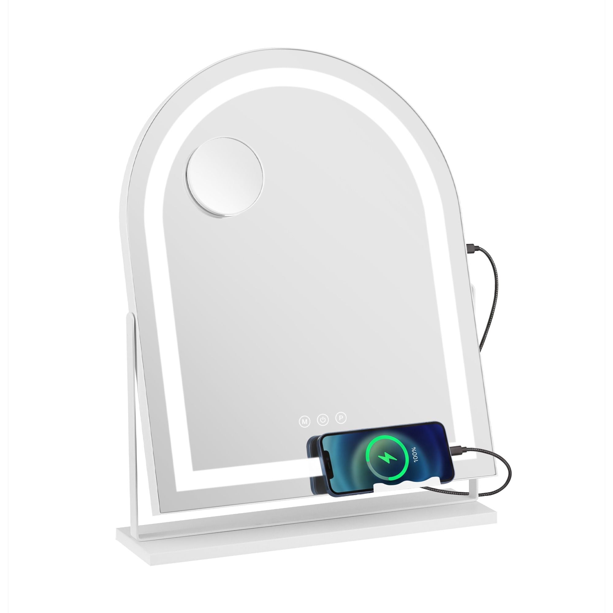 Embellir Makeup Mirror with Lights Hollywood Vanity Mirror 3 Colour LED White 40x50cm Bedworld