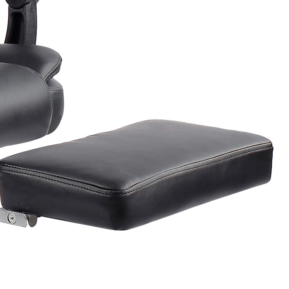 Artiss 8 Point Massage Office Chair PU Leather Footrest Black Bedworld