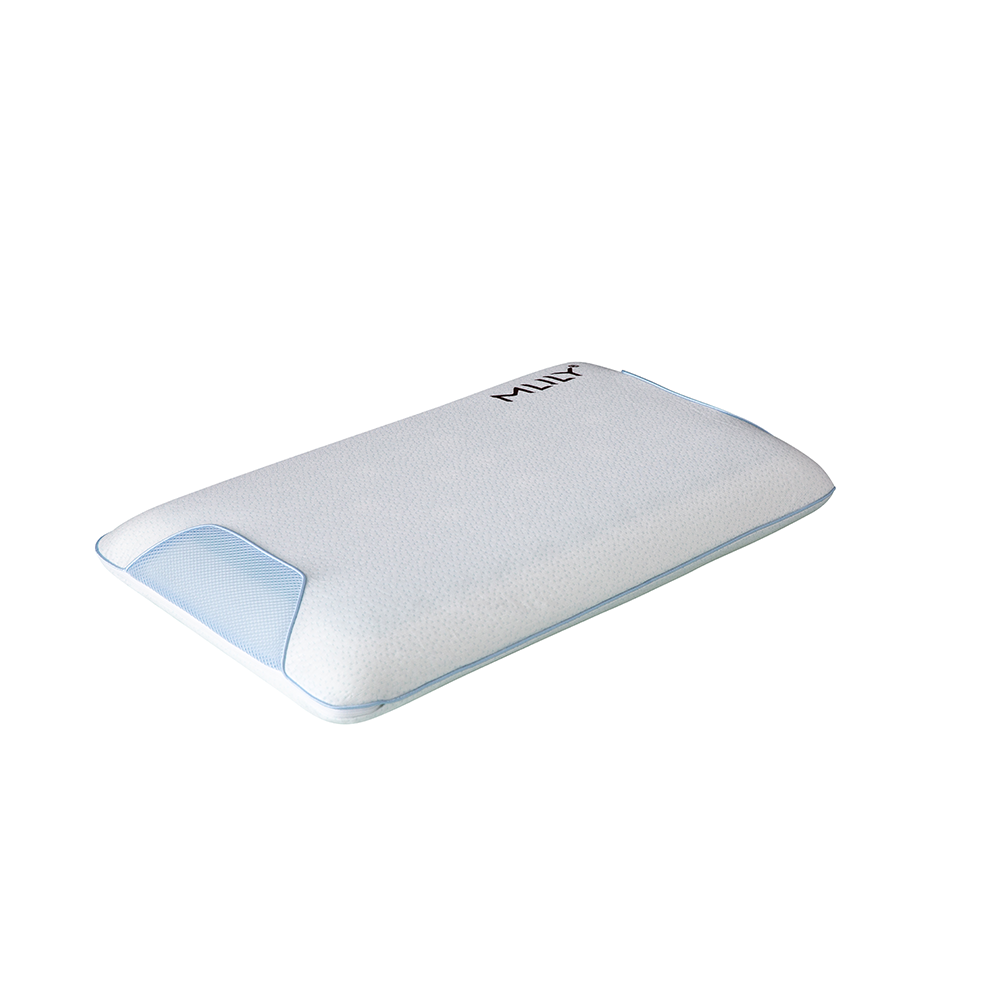 Mlily Coollux cooling memory foam pillow designed for improved neck support and spinal alignment