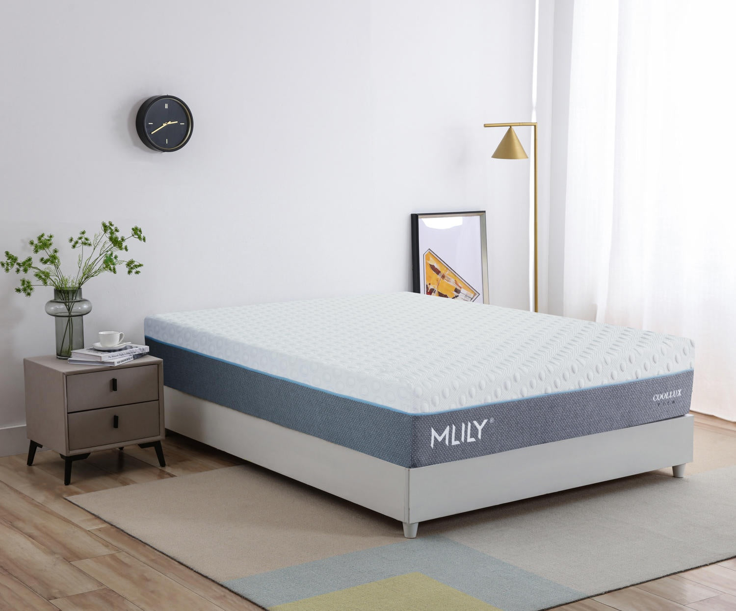 Mlily Coollux Mattress – Gel-infused memory foam mattress for cool, pressure-relieving sleep comfort