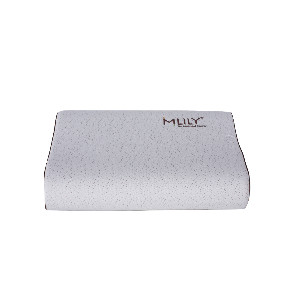 MLILY Refresh Bamboo Charcoal Contoured Memory Foam Pillow