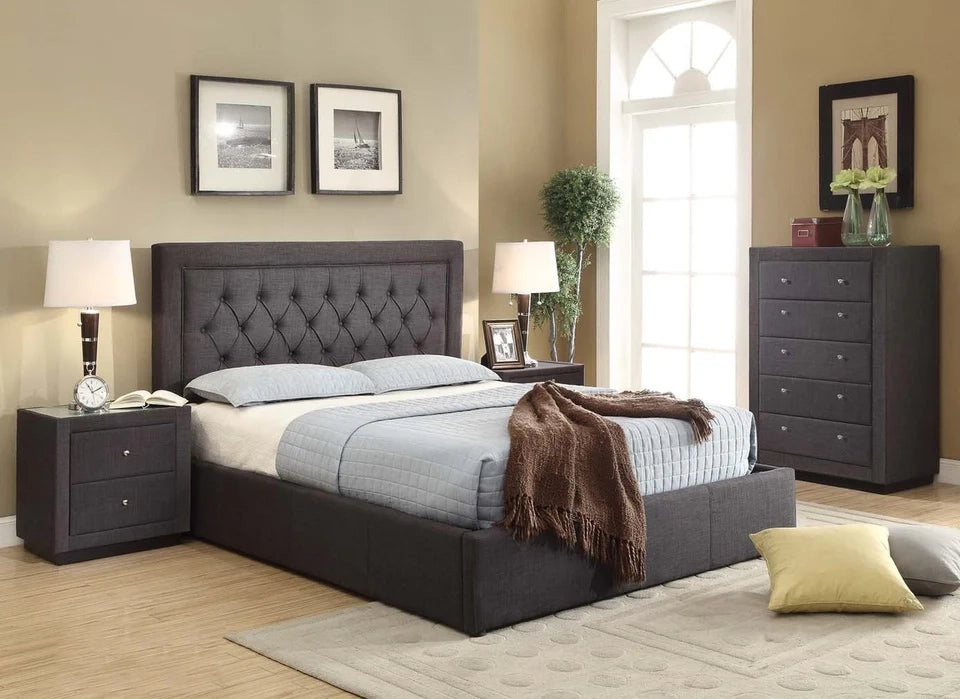 Regent Gas Lift Upholstered Storage Bed Frame