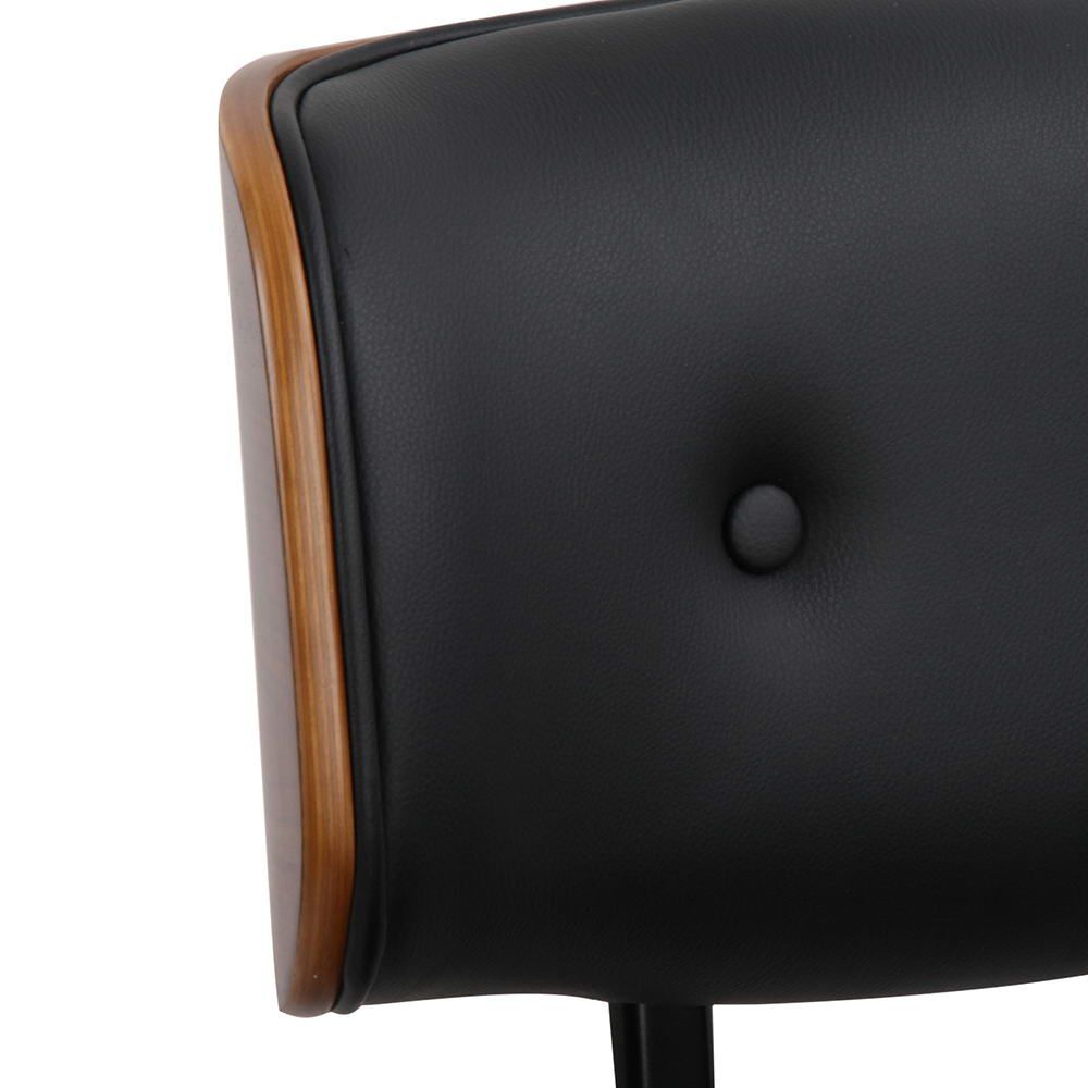 Artiss Wooden Office Chair PU Seat Black Brown Bedworld