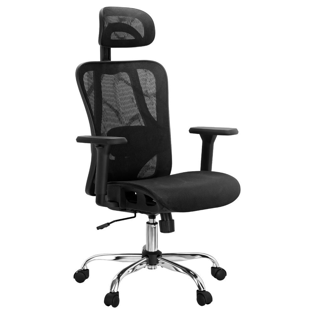 Artiss Ergonomic Office Chair Recline Black Bedworld