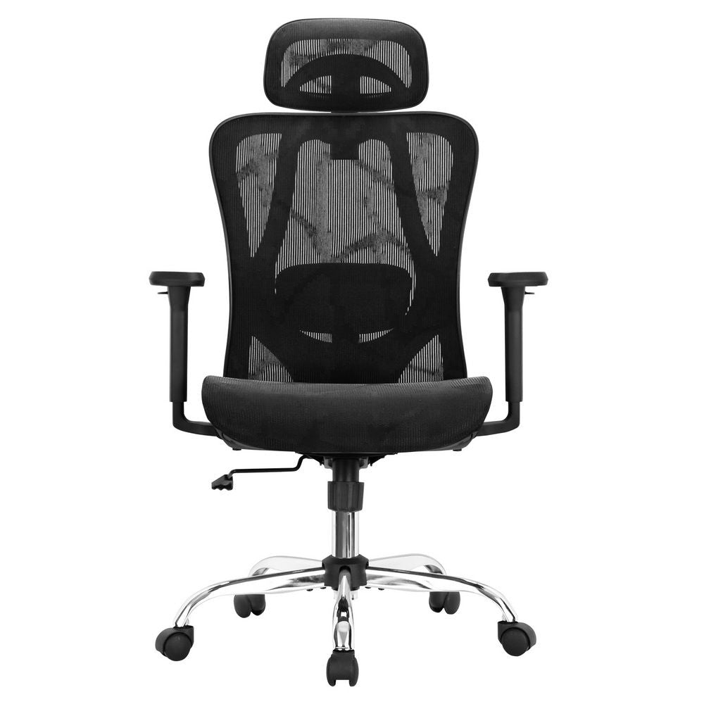 Artiss Ergonomic Office Chair Recline Black Bedworld