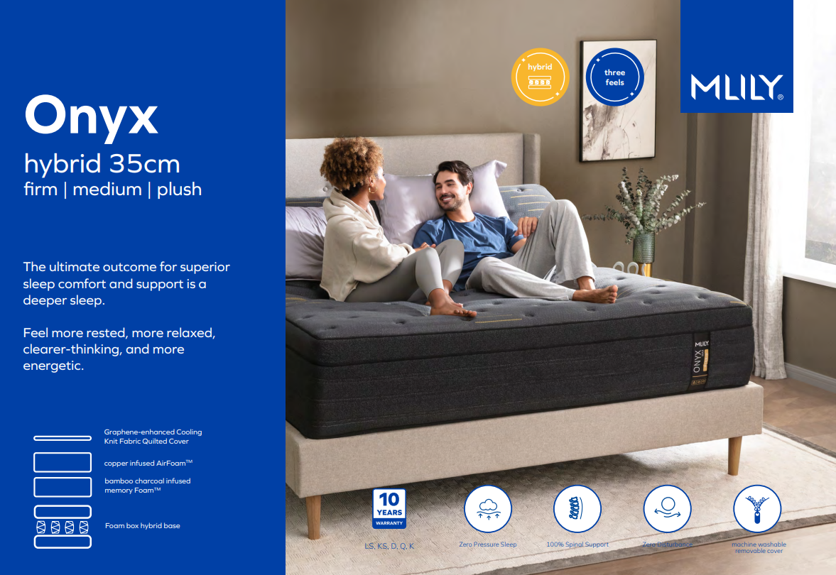 Mlily Onyx Hybrid Mattress