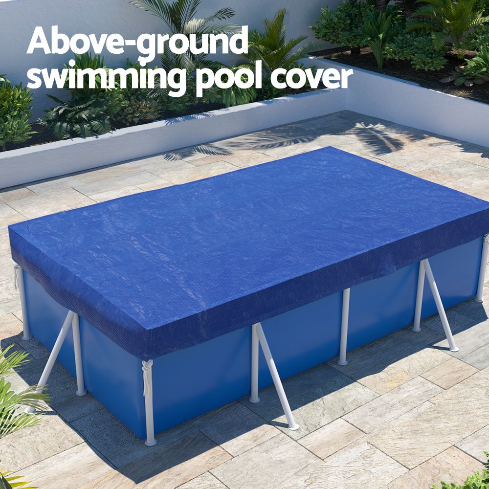 Aquabuddy Pool Cover 3x2m Above-ground Swimming Pool Blanket Blue Bedworld