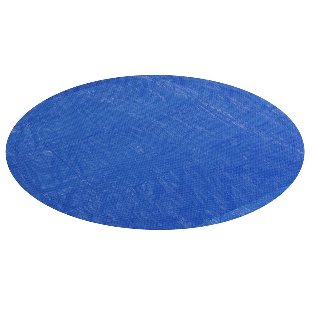 Aqua Buddy Pool Cover Fit 3.66m Round Above-ground Swimming Pool Blanket Blue Bedworld