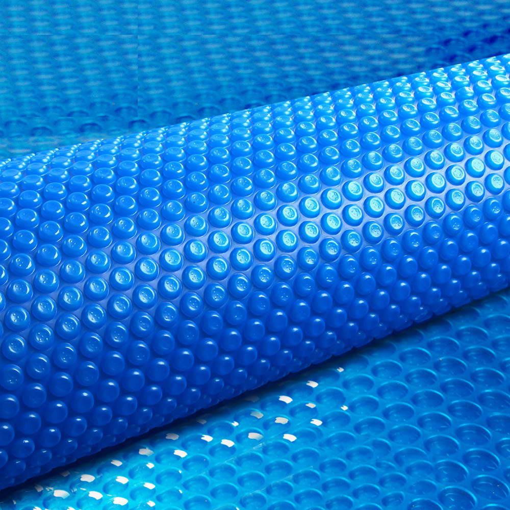 Aqua Buddy Pool Cover 8x4.2m 400 Micron Swimming Pool Solar Blanket Blue Bedworld