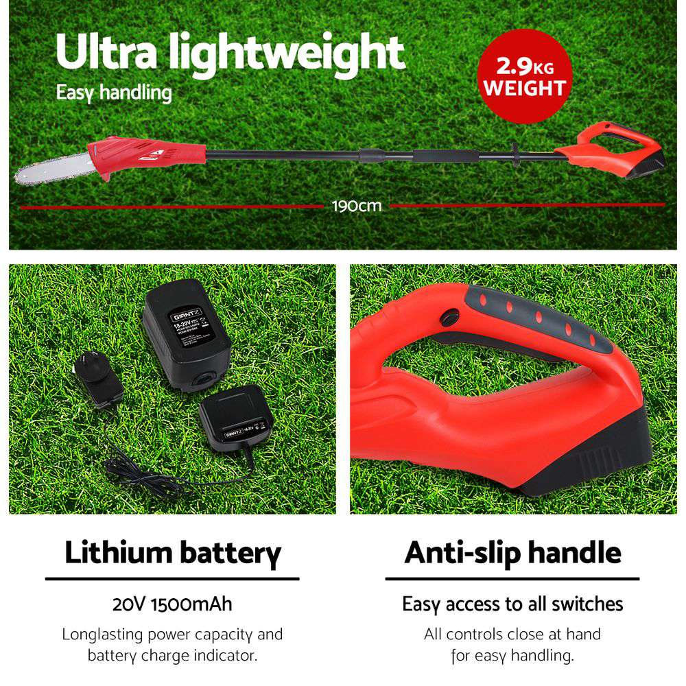 Giantz Chainsaw Trimmer Cordless Pole Chain