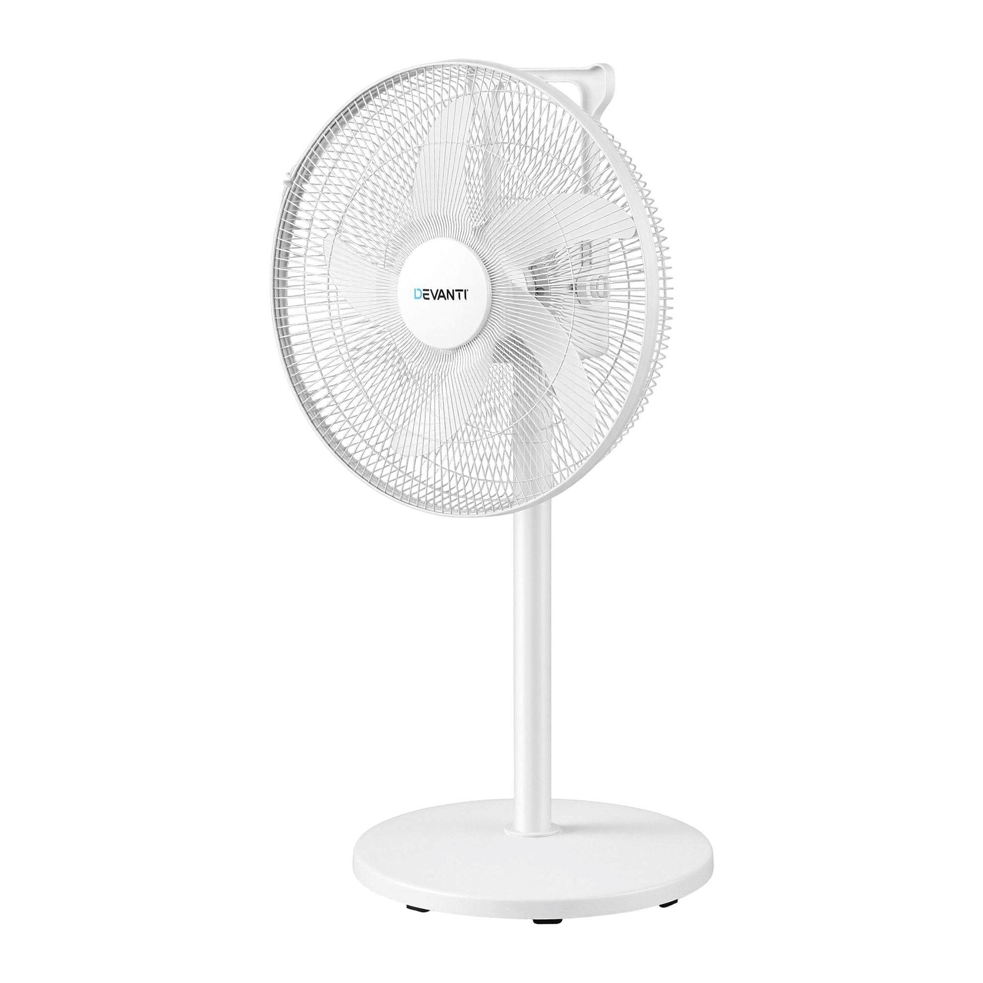 DEVANTI 16" 5-in-1 Rechargeable Fan for Pedestal Table Floor Wall Ceiling Bedworld