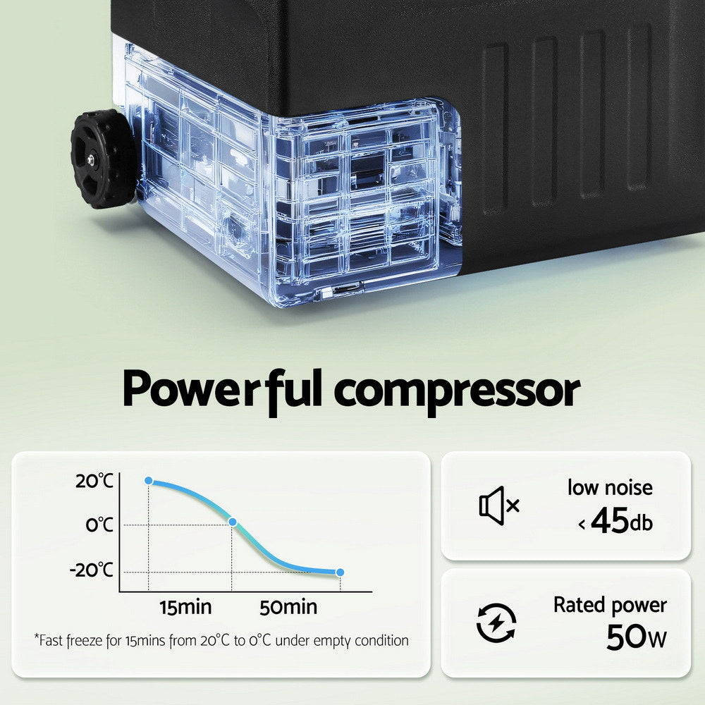 Glacio Portable Fridge 30L Bar Fridges Camping Freezer 12V/24V/240V