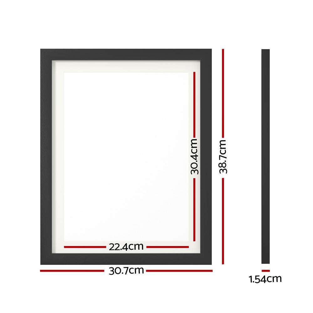 Artiss Photo Frame 3PCS Set Black