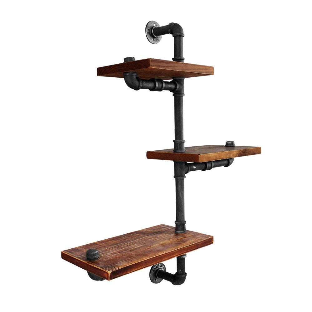 Artiss Floating DIY Pipe Shelf 3 Tiers - IVAN Bedworld