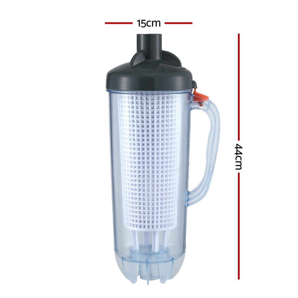 Aqua Buddy Pool Leaf Canister Cleaner Suction Catcher In-ground Swimming Pools
