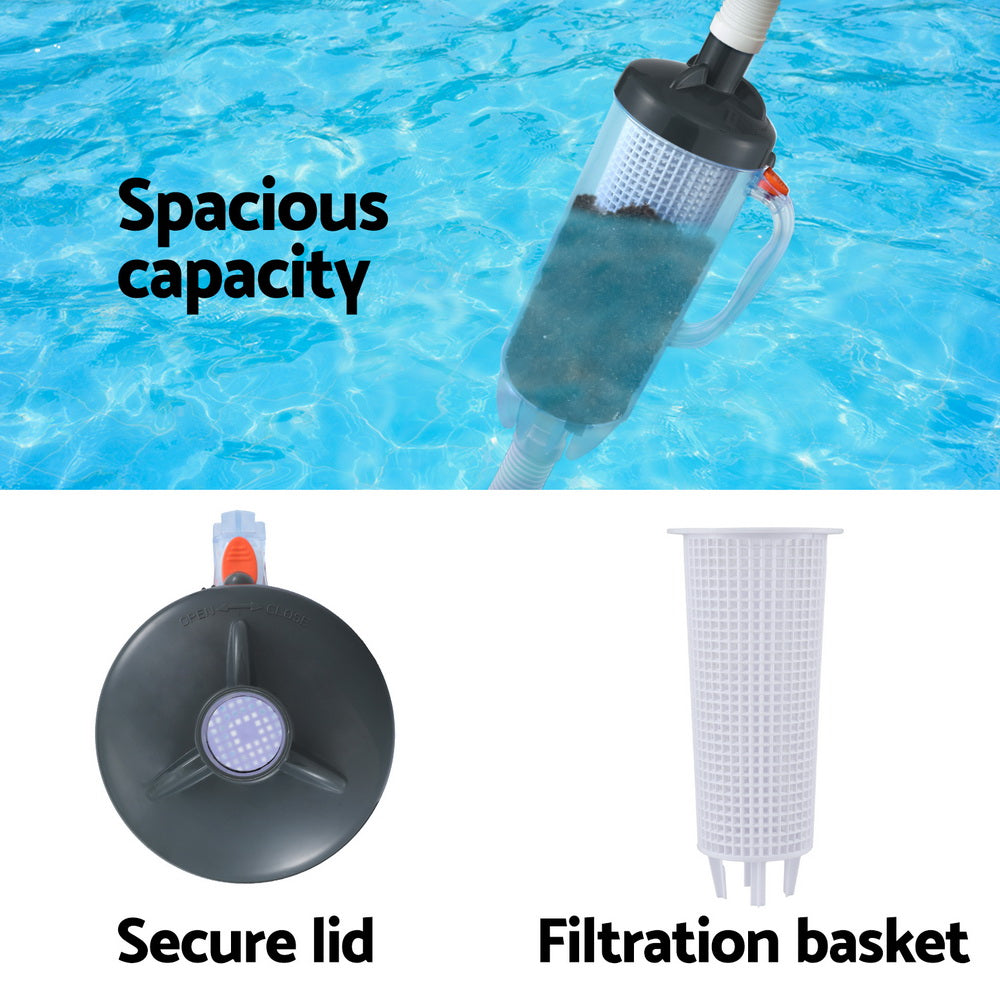 Aquabuddy Pool Leaf Canister Cleaner Suction Catcher