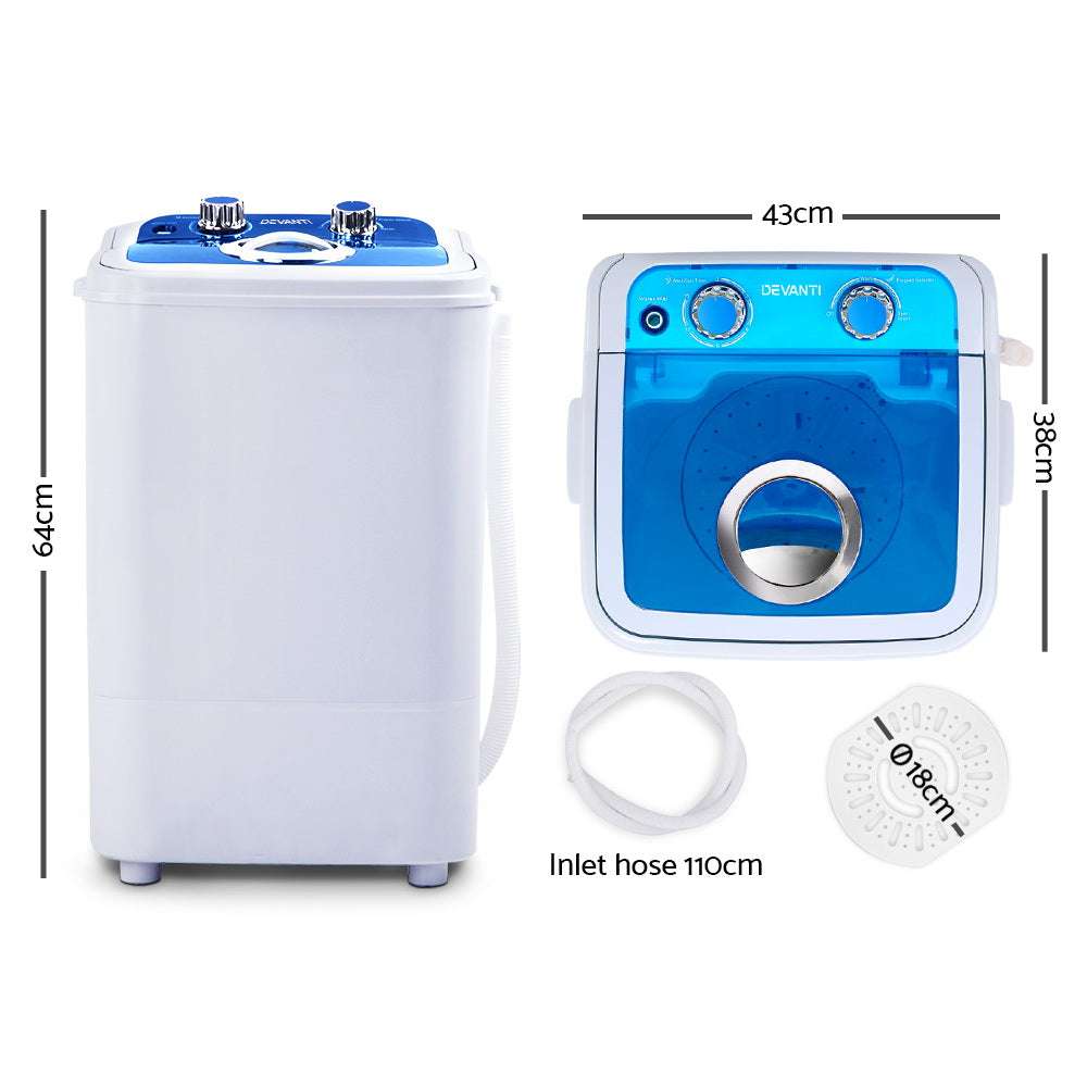 Devanti Portable Washing Machine 4