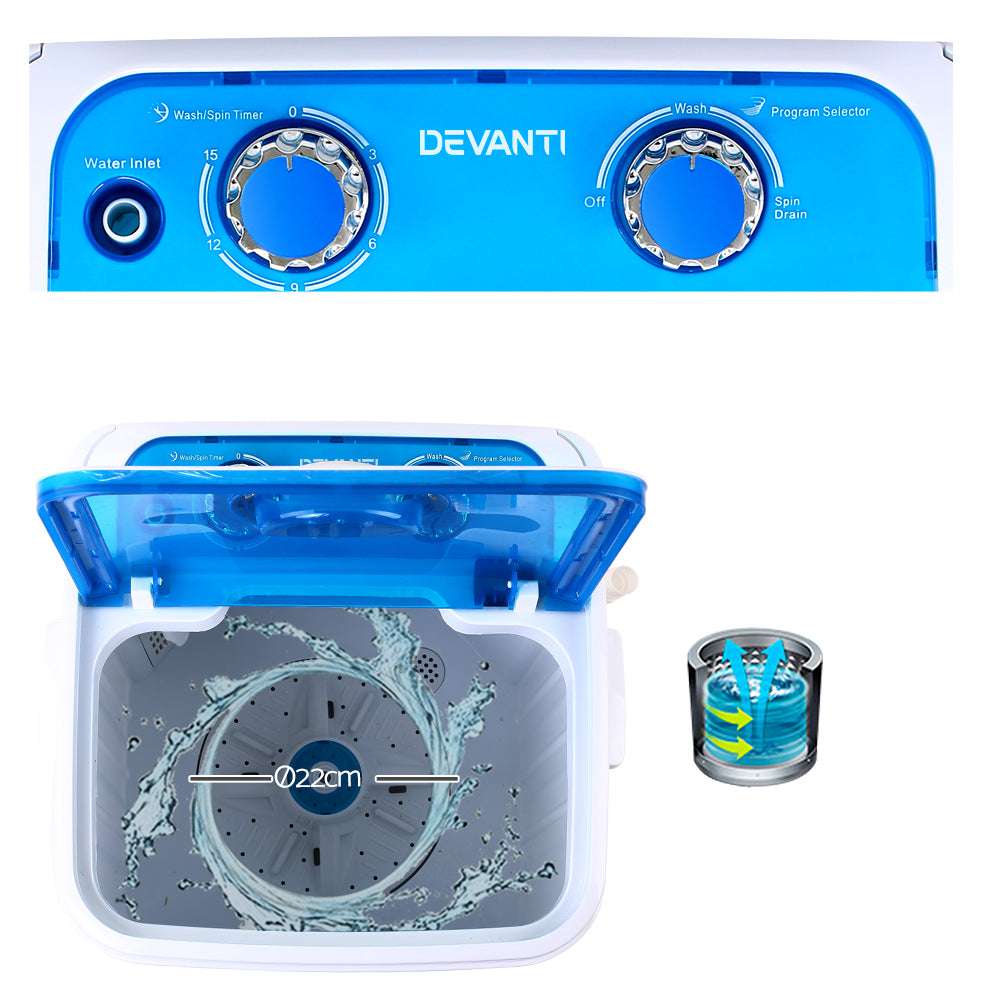 Devanti Portable Washing Machine 4