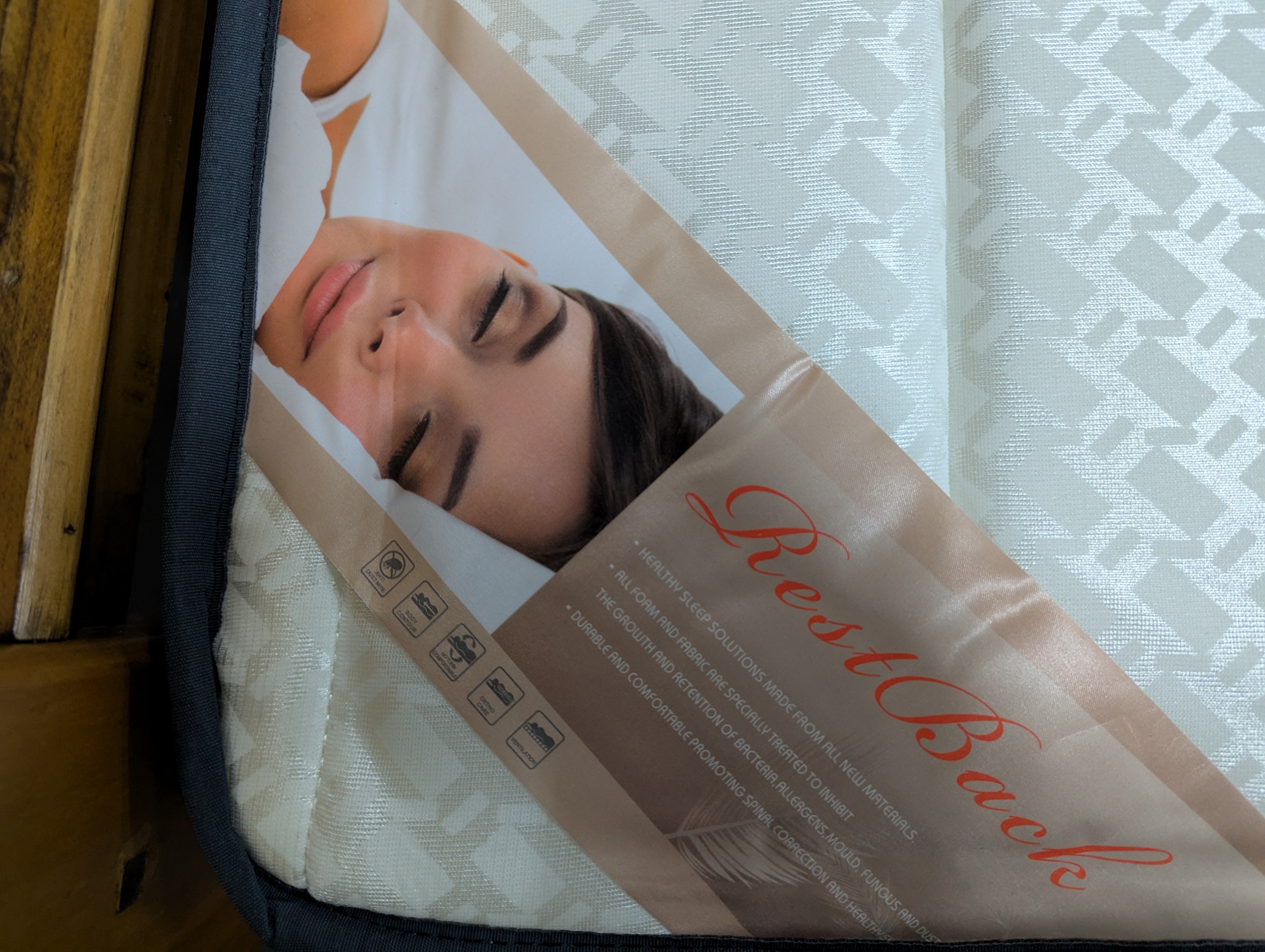 Rest Back Budget Mattress - close up
