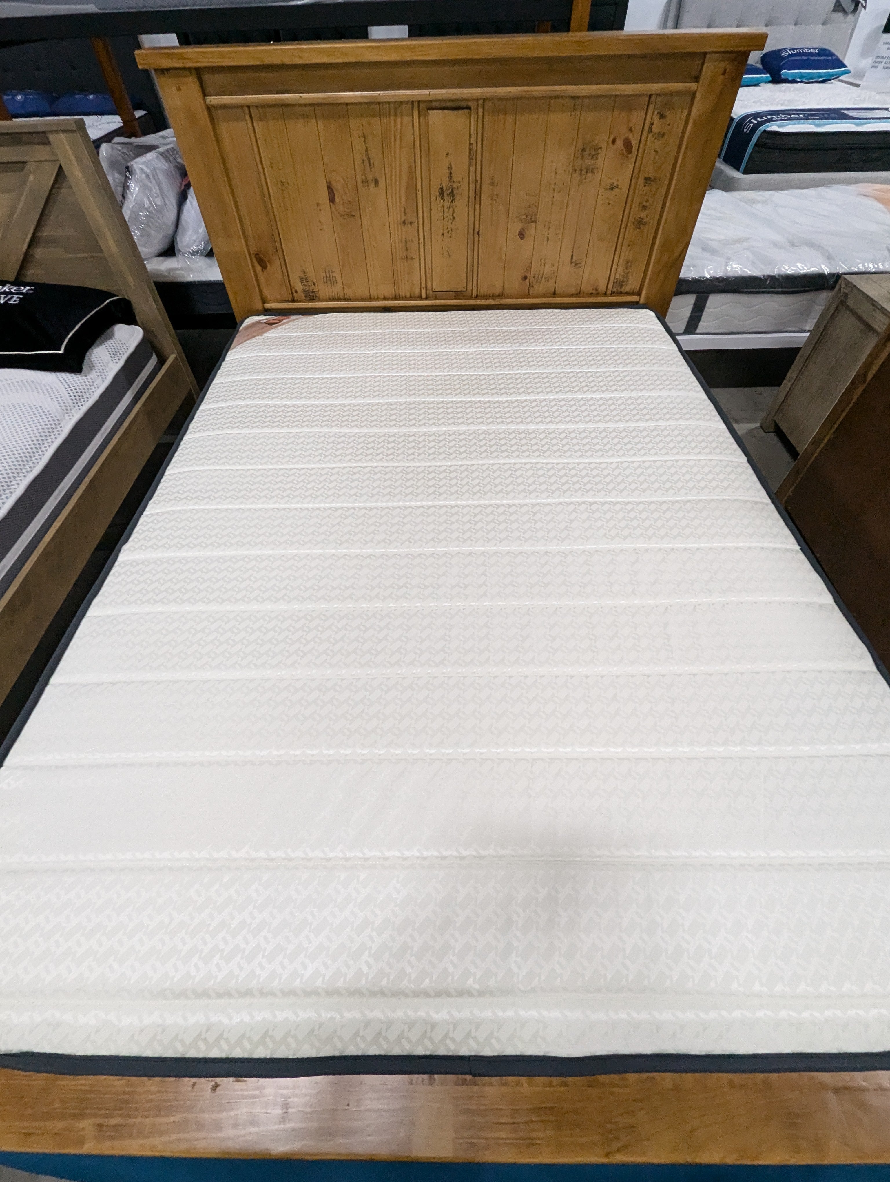 Rest Back Budget Mattress - on frame