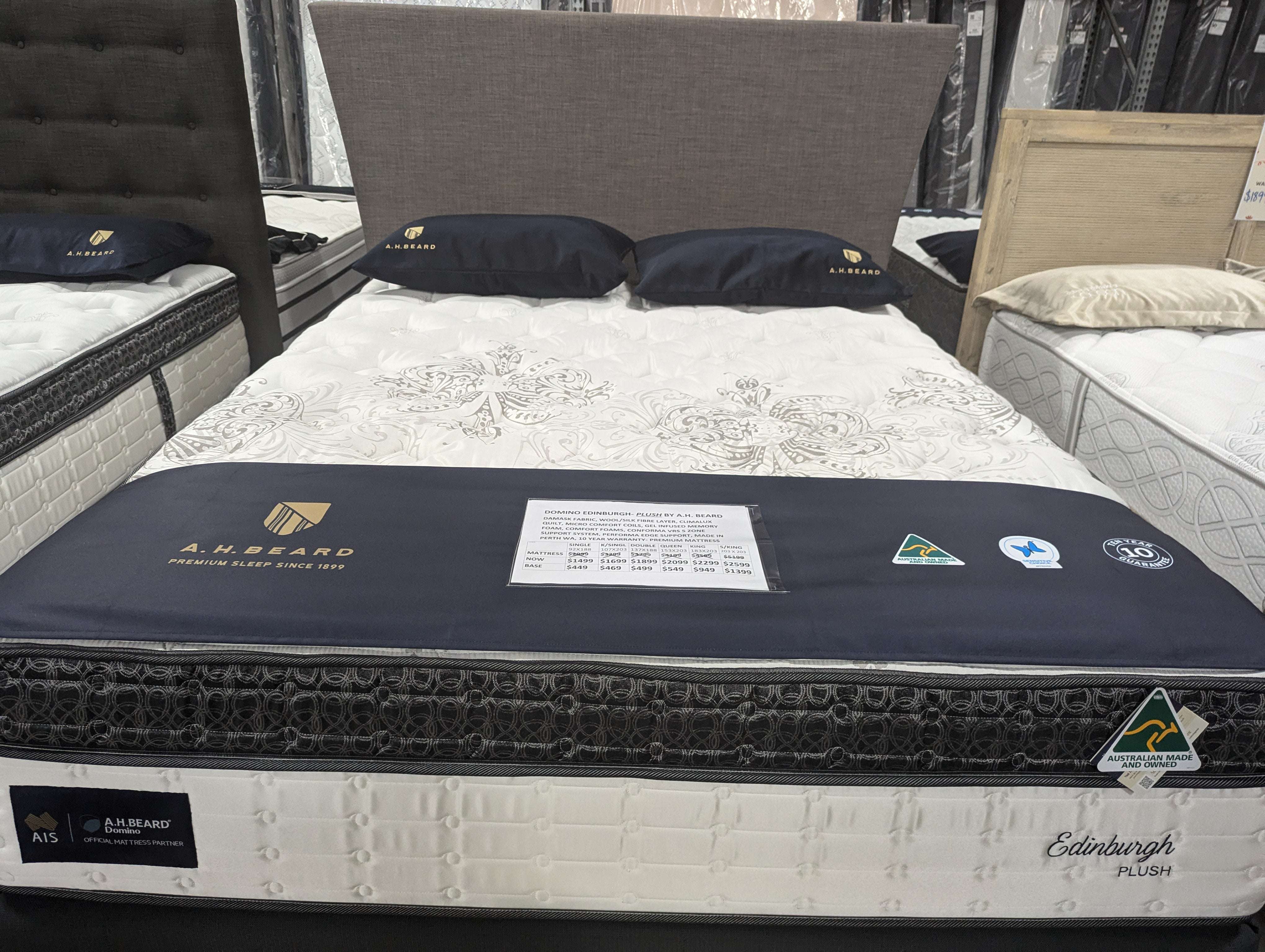 AH Beard Edinburgh Mattress