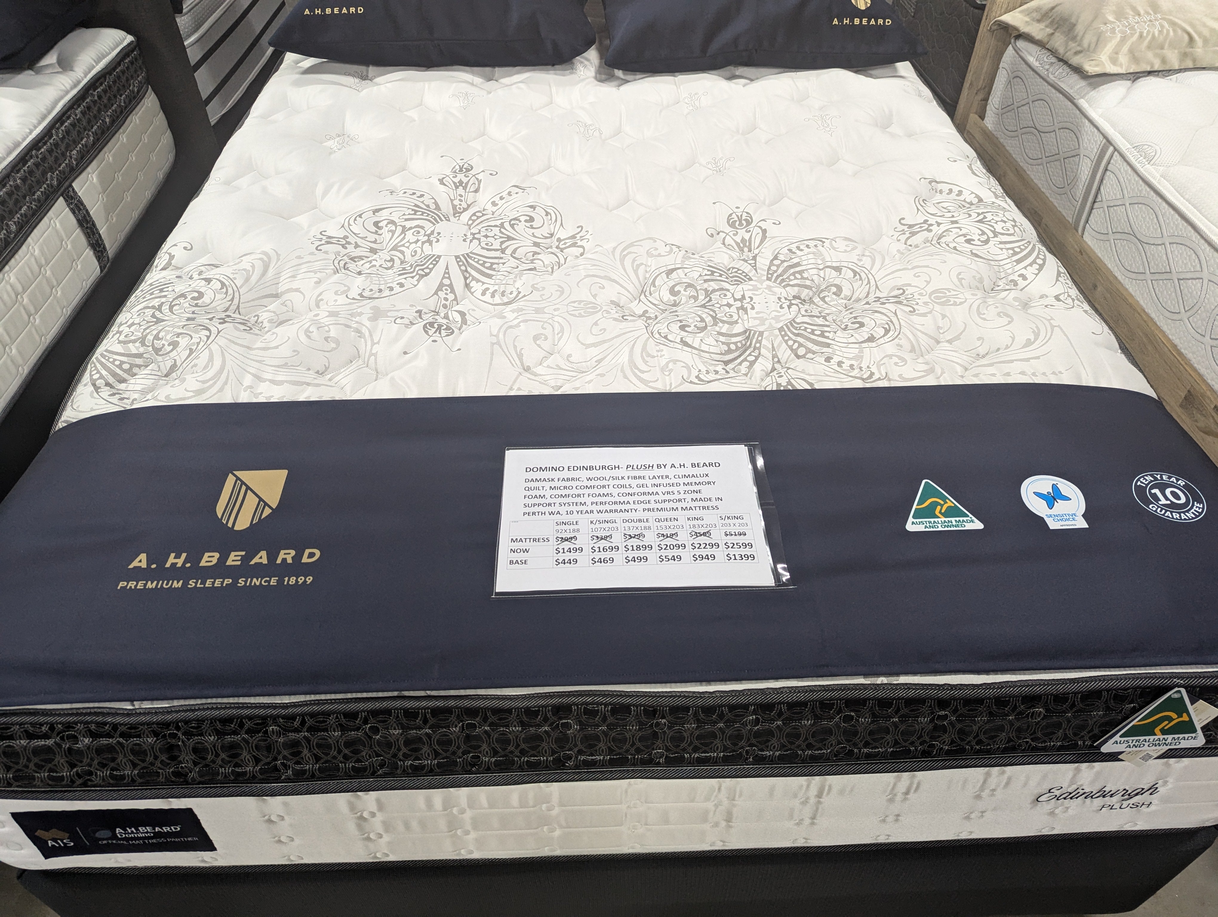 AH Beard Plush Mattress