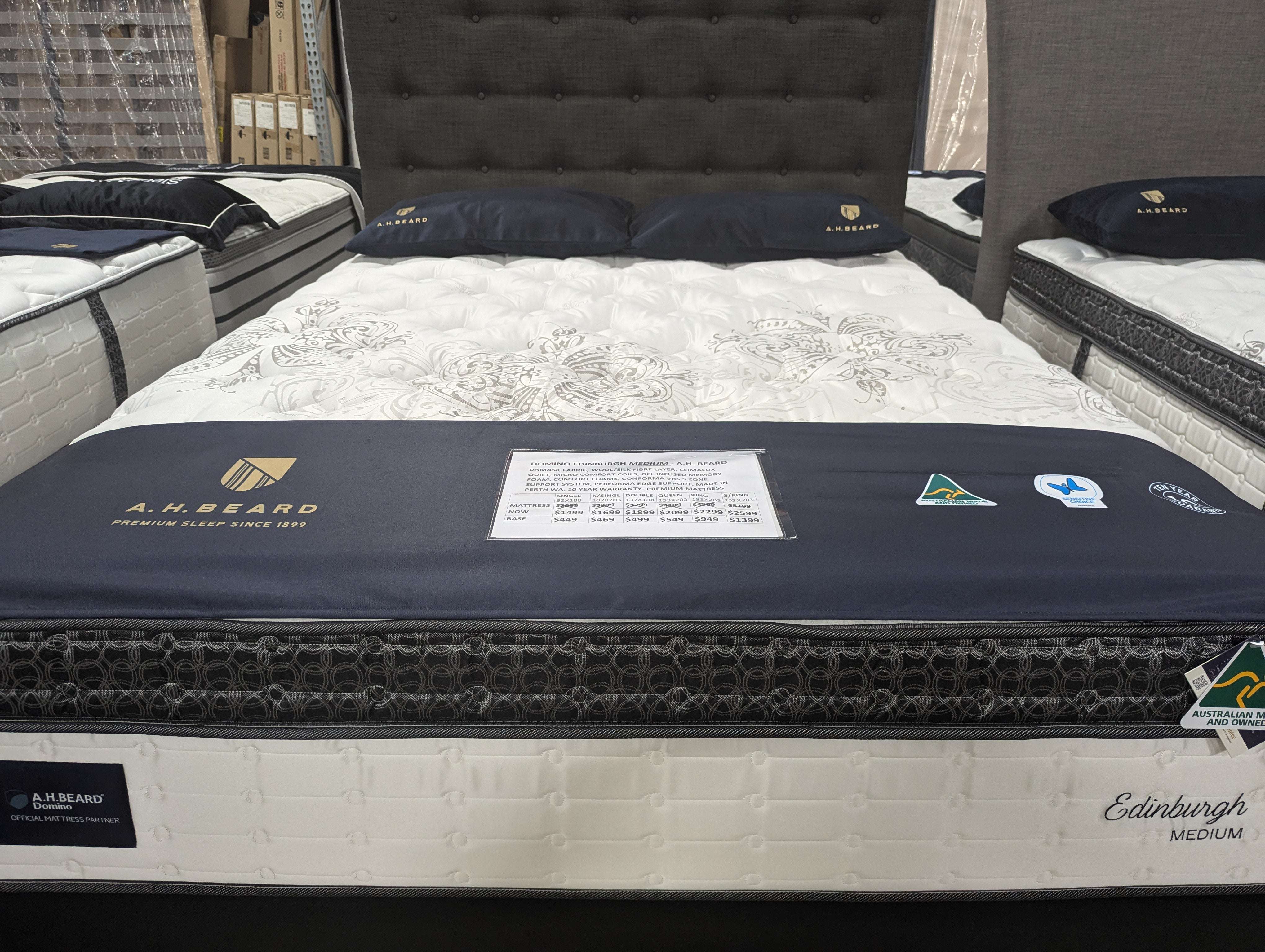 AH Beard Domino Edinburgh Premium Mattress