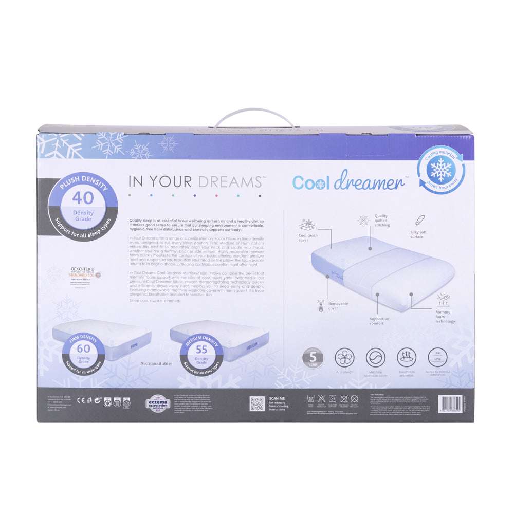 In Your Dreams Cool Dreamer Memory Foam Pillow