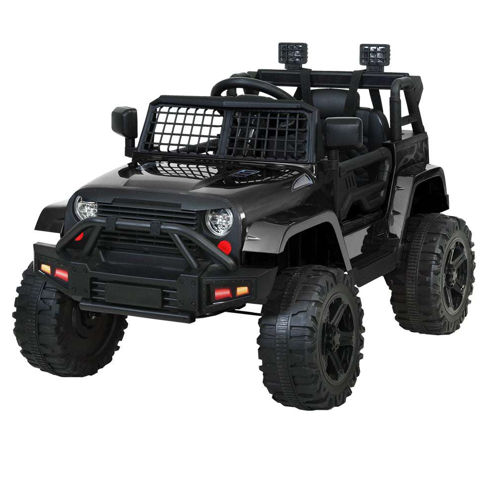Kids Ride On Car 12V Rigo Electric Jeep Remote Black