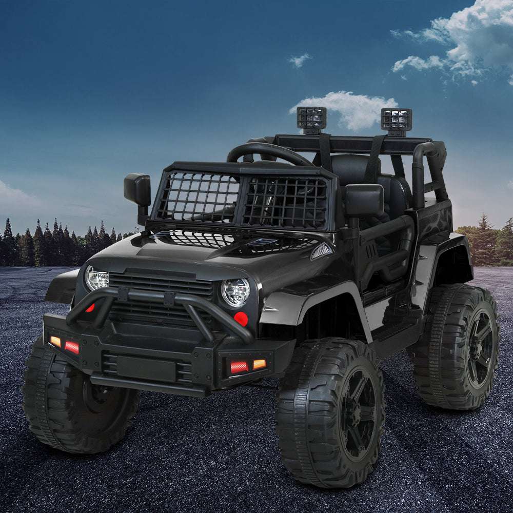 Kids Ride On Car 12V Rigo Electric Jeep Remote Black