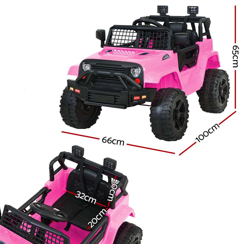 Ride On Car Kids Jeep Rigo 12V Electric Toys Pink