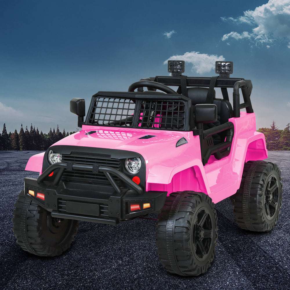 Ride On Car Kids Jeep Rigo 12V Electric Toys Pink