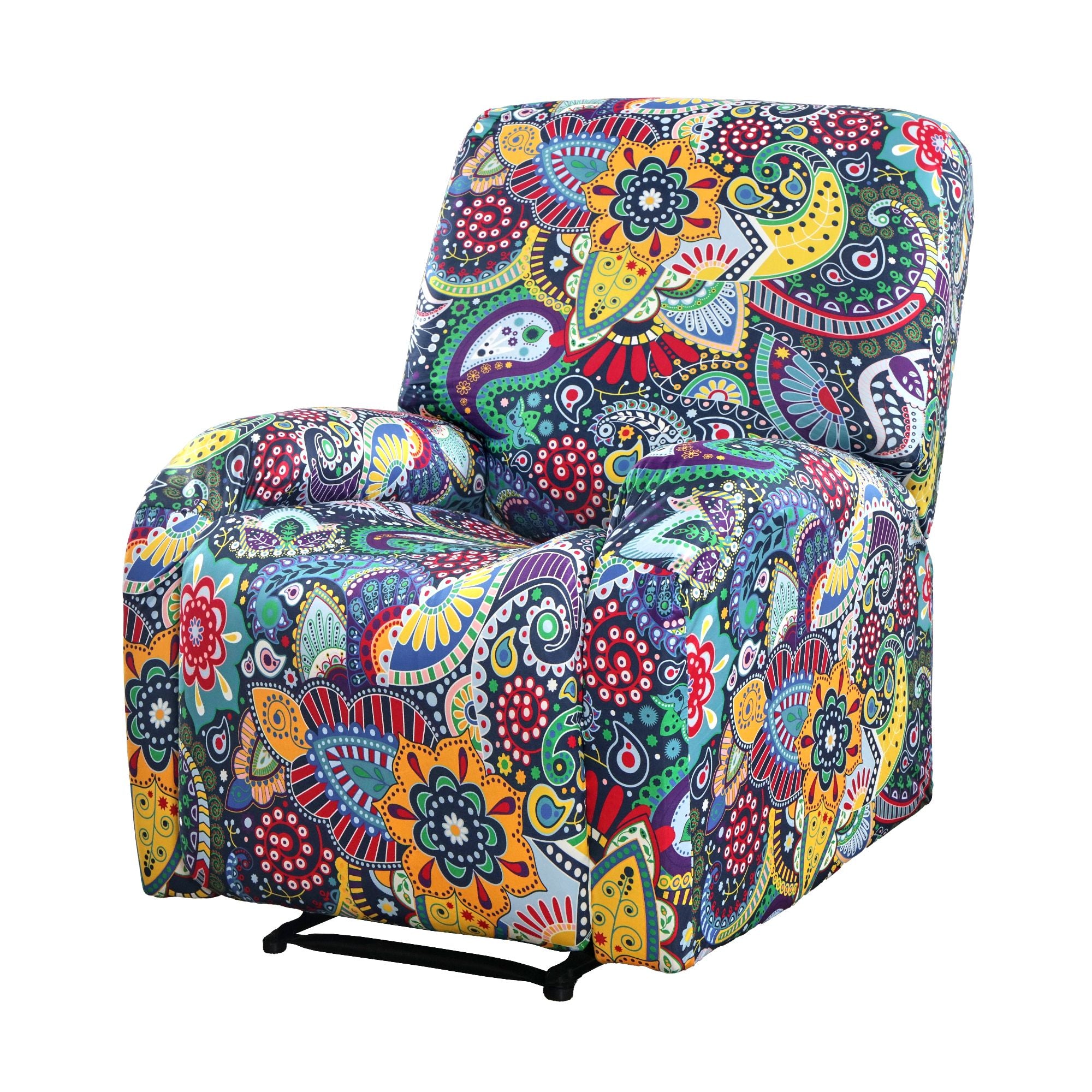 Artiss Stretch Kids Recliner Cover 4-Pieces Recliner Chair Slipcovers Printed Polyester Bedworld