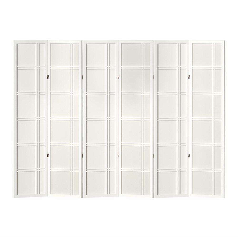 Artiss 6 Panel Room Divider Screen 265x179cm Nova White