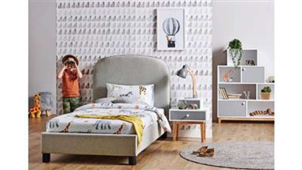 Ruben Single Fabric Bed Frame