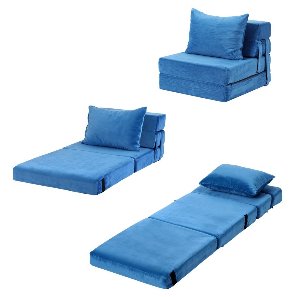 Artiss Convertible Folding Sofa Bed Armless Lounger Foam Floor Sofas Futons Couches Bedworld