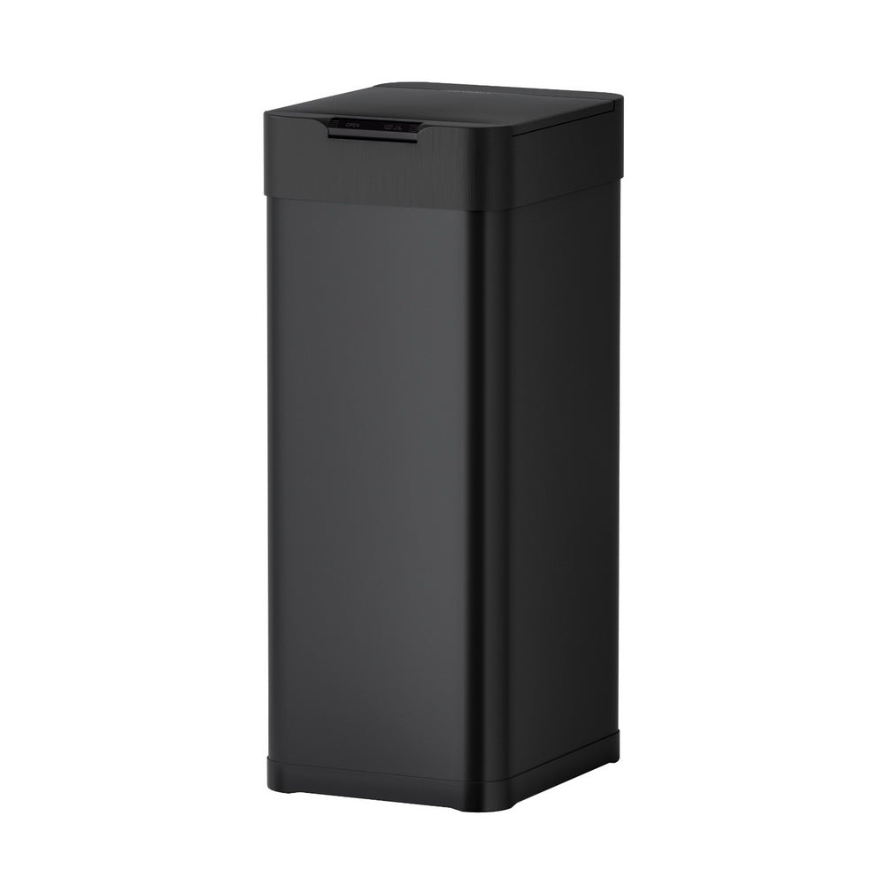 Devanti 50L Sensor Bin Motion Rubbish Bins Kitchen Automatic Trash Can Black