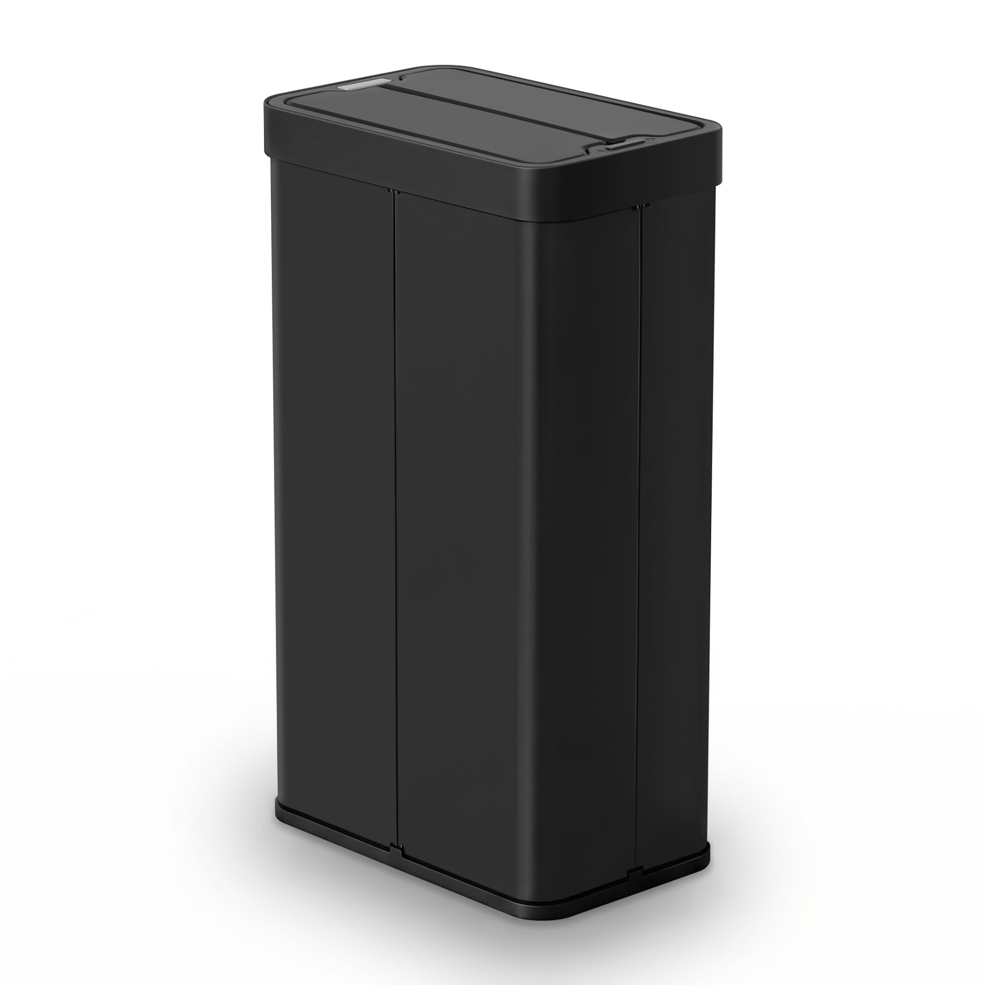 Devanti Rubbish Bin 70L Automatic Sensor Kitchen Bin, Slim Smart Garbage Can Touchless Rectangular with Liner Holder, Fully Closed Lid for Bedroom, Bathroom, Living Room, Black