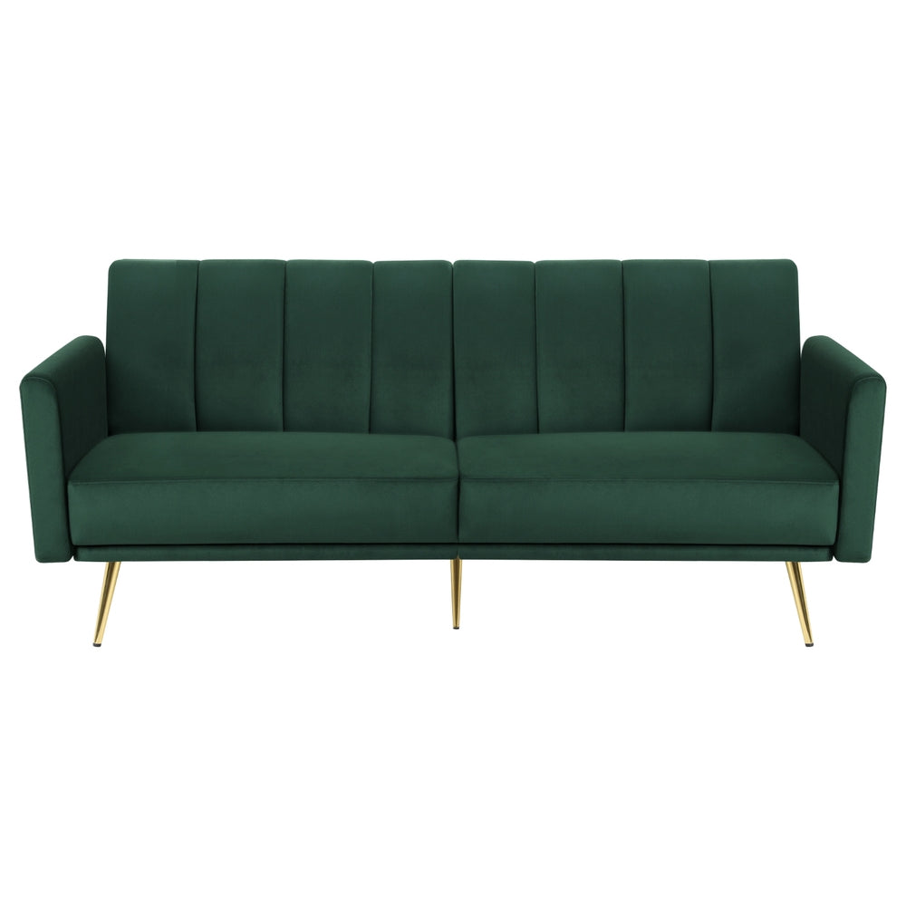 Artiss Sofa Bed 3 Seater Couch Convertible Lounge Adjustable Arm Recliner Velvet Bedworld